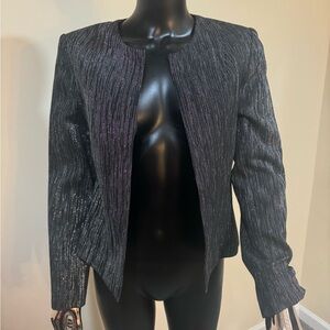 H&M Black Metallic Blazer